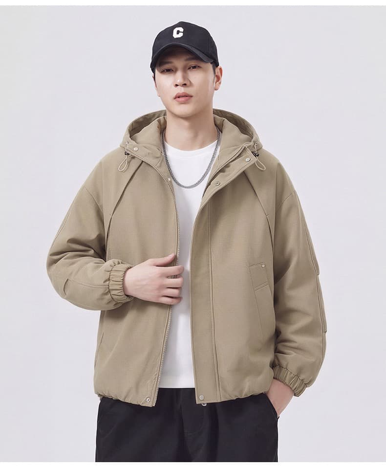2026 가을 겨울철 커플 방풍 요금 외투 남자 캐주얼 후드 재킷 미니멀리즘 다용도 등산복 맨위 상세 이미지 15