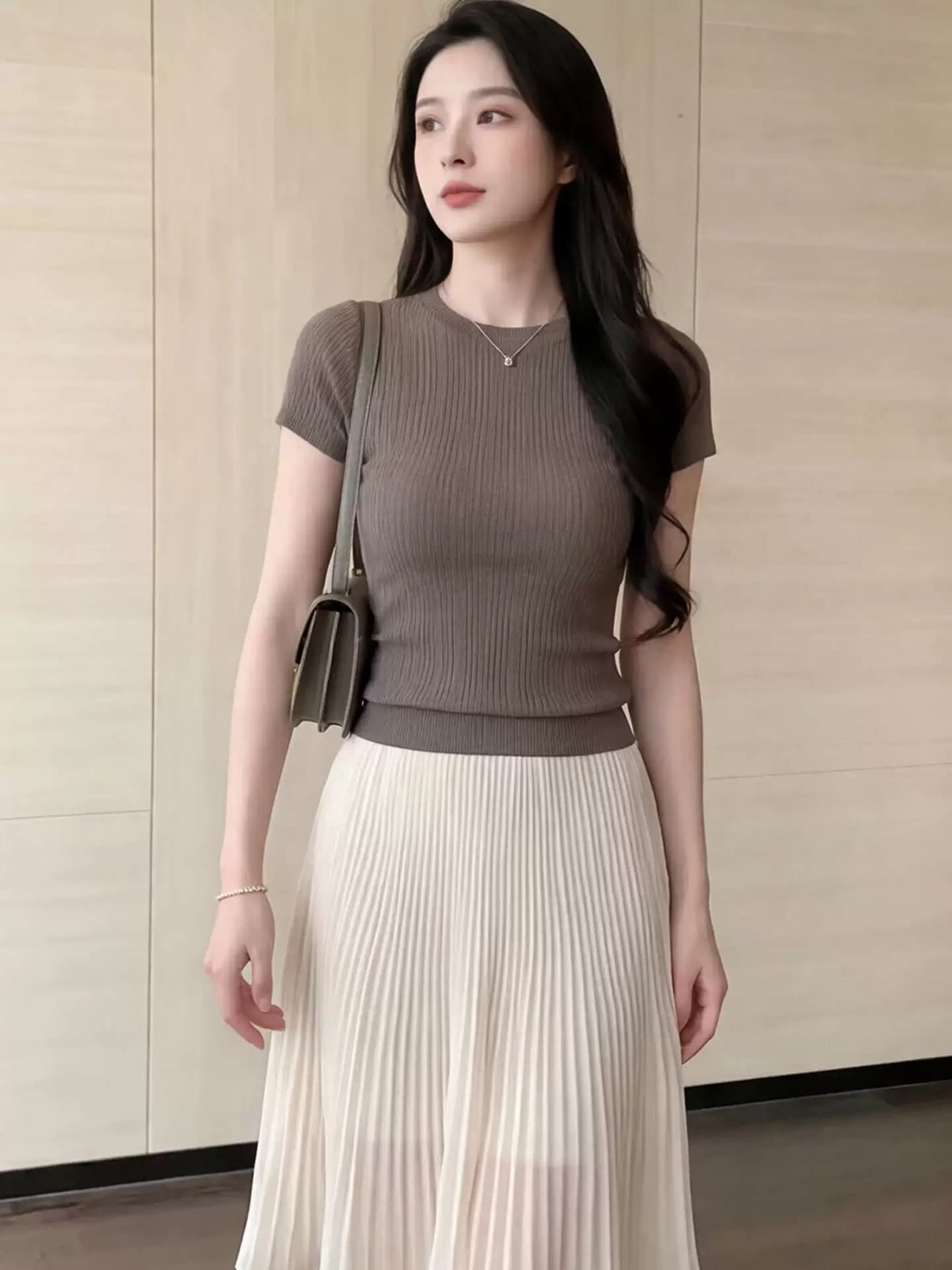 2026 슈퍼 화재 여름 드레스 전체 집합 작은 대중 아니요 명중 섹션 고유 한 디자인 센스 아름다운 자이언트 잘 생긴 ~ 중 캐주얼 세트 여성 상세 이미지 1