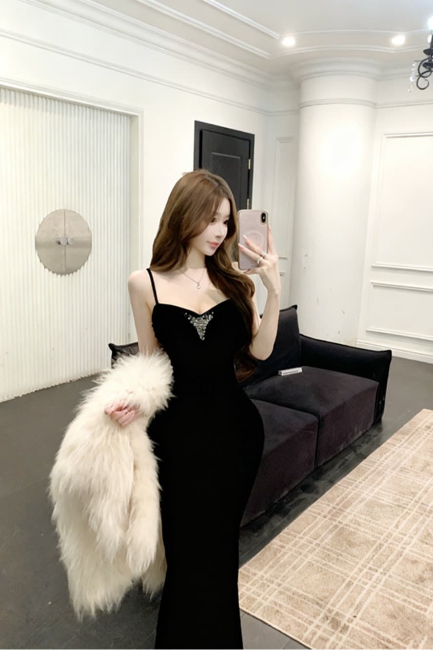 실사 프랑스식 아름다운 생일 서비스 고급 품격 빛 럭셔리 명문 여성 천 골드 레이스 리본 요정 휴가 요정 치마 이미지 7