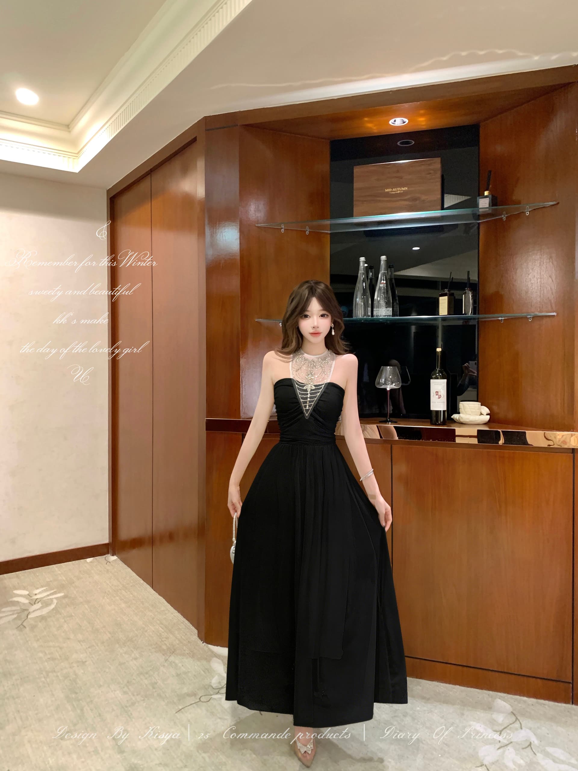 실사 2026 여름 새로운 연인 공주 낭만주의 퀴즈 발레 치마 몸매 가꾸기 슬림해 보이는 망사 외국 가스 드레스 상세 이미지 20