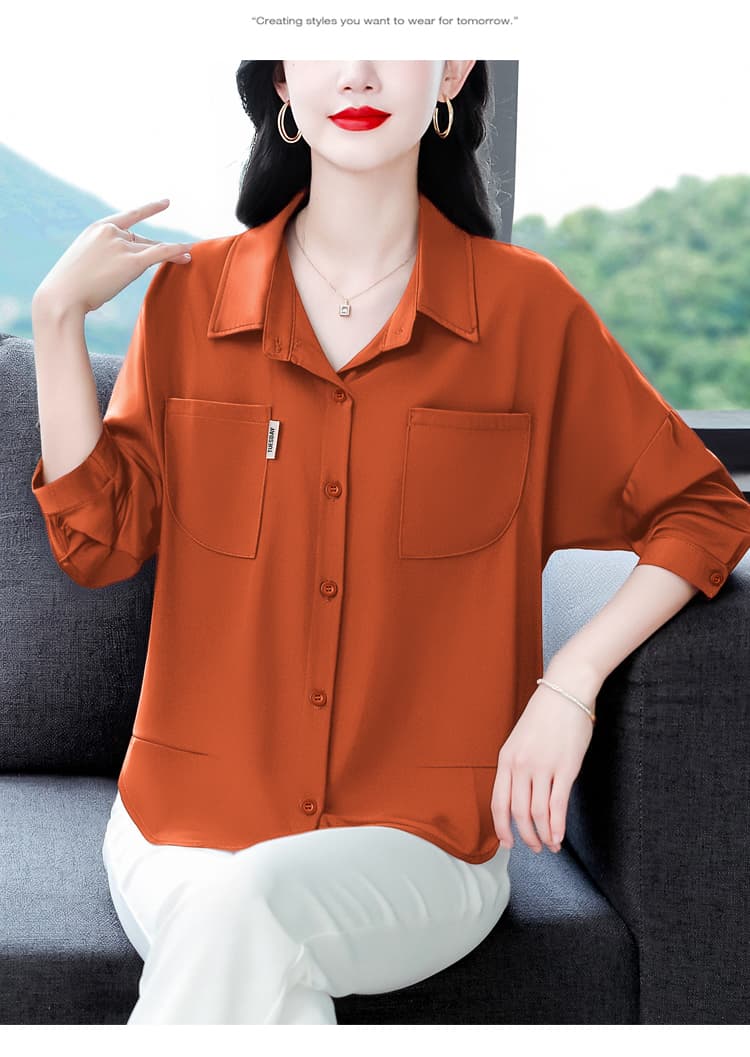 실사 2026# 봄 가을 착용 가져 가라. 셔츠 캐주얼 패션 외국 가스 품격 슬림해 보이는 연령 감소 반팔 맨위 9261 상세 이미지 21