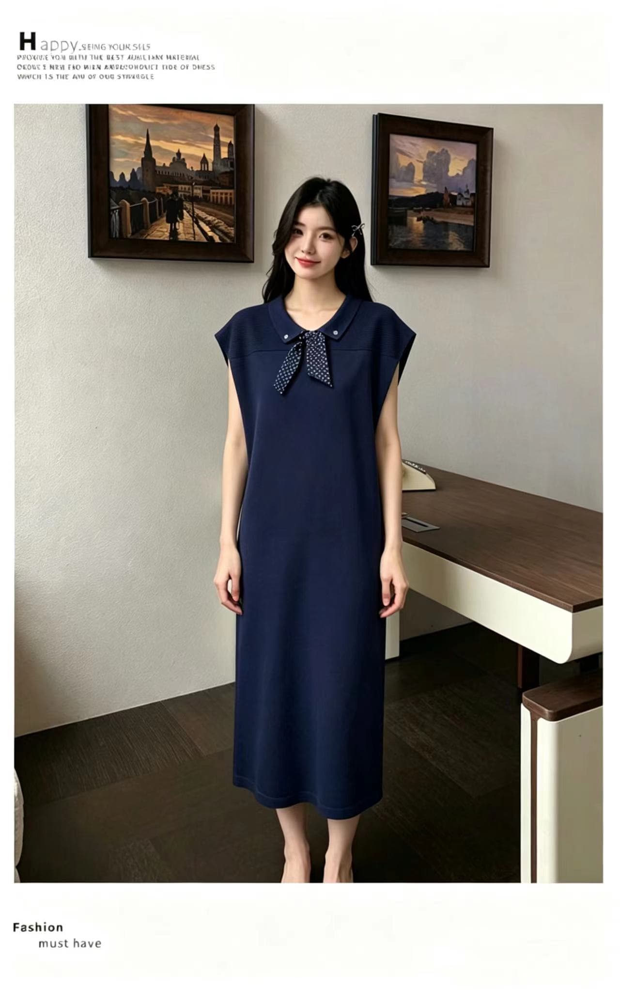 실사 물품 임산부 유럽 상품 무거운 polo 슬림해 보이는 레이스 드레스 2026 봄 새로운 디자인 센스 슬림해 보이는 상세 이미지 21