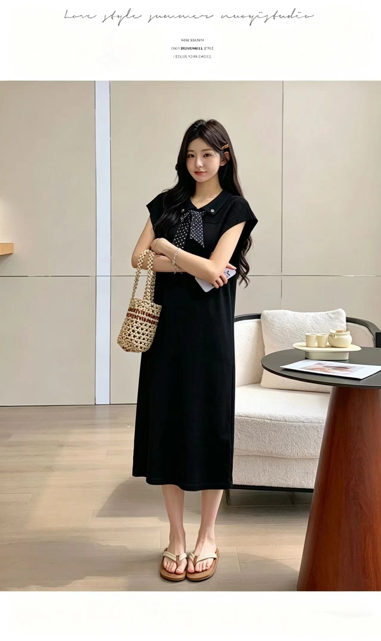 실사 물품 임산부 유럽 상품 무거운 polo 슬림해 보이는 레이스 드레스 2026 봄 새로운 디자인 센스 슬림해 보이는 상세 이미지 25