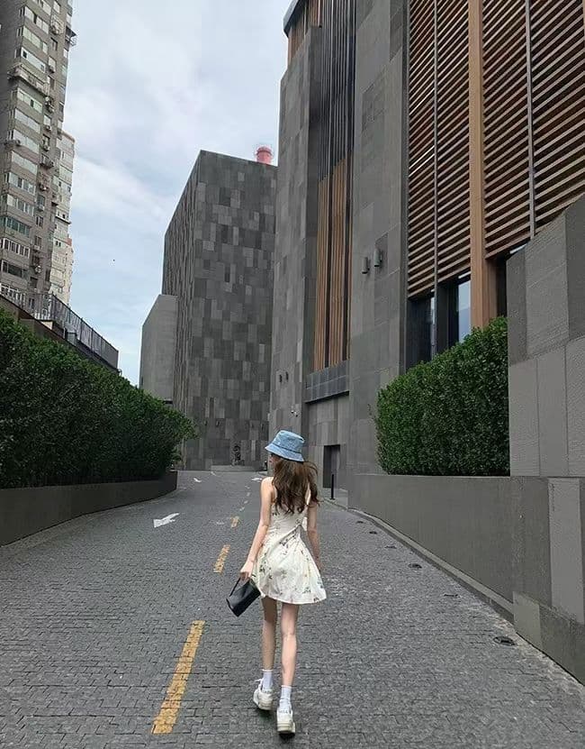 이중층 세트 인사이드 순면 워터 마크 치마 아이들 여름 슬림해 보이는 허리 수축 레이스업 꽃무늬 드레스 공주 센스 슬립 드레스 상세 이미지 6
