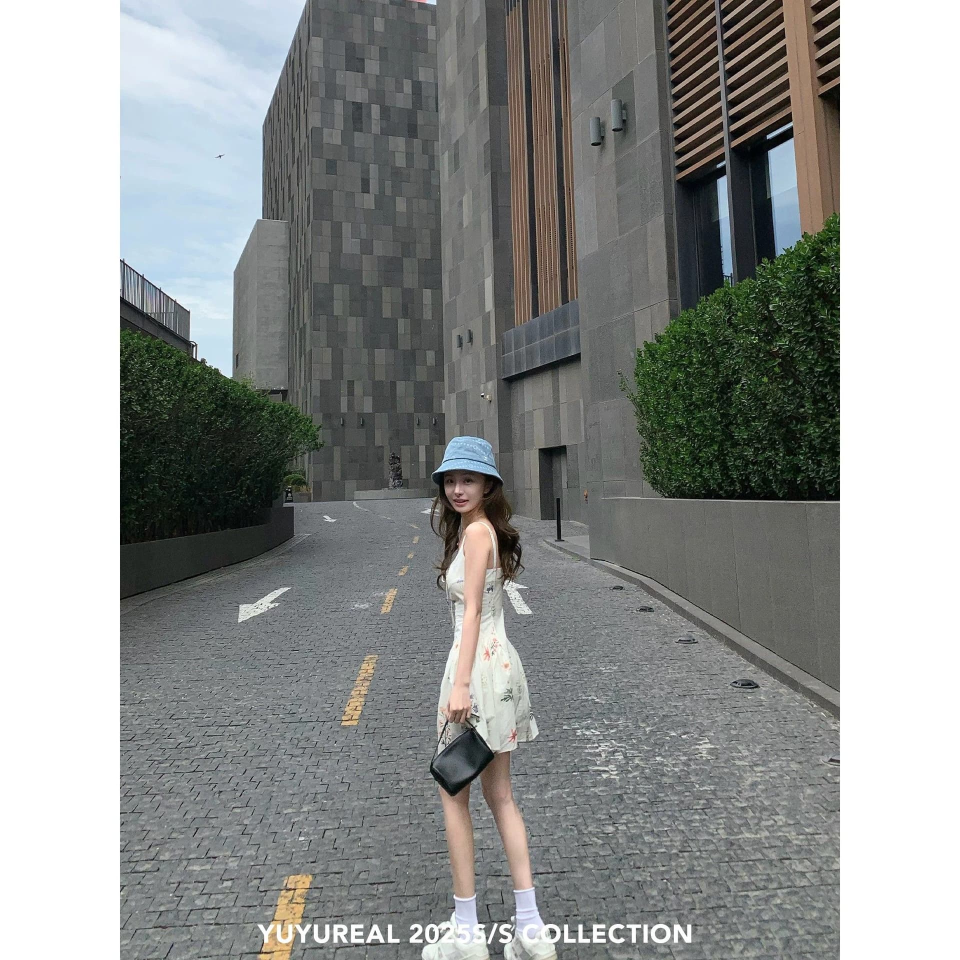 이중층 세트 인사이드 순면 워터 마크 치마 아이들 여름 슬림해 보이는 허리 수축 레이스업 꽃무늬 드레스 공주 센스 슬립 드레스 상세 이미지 12