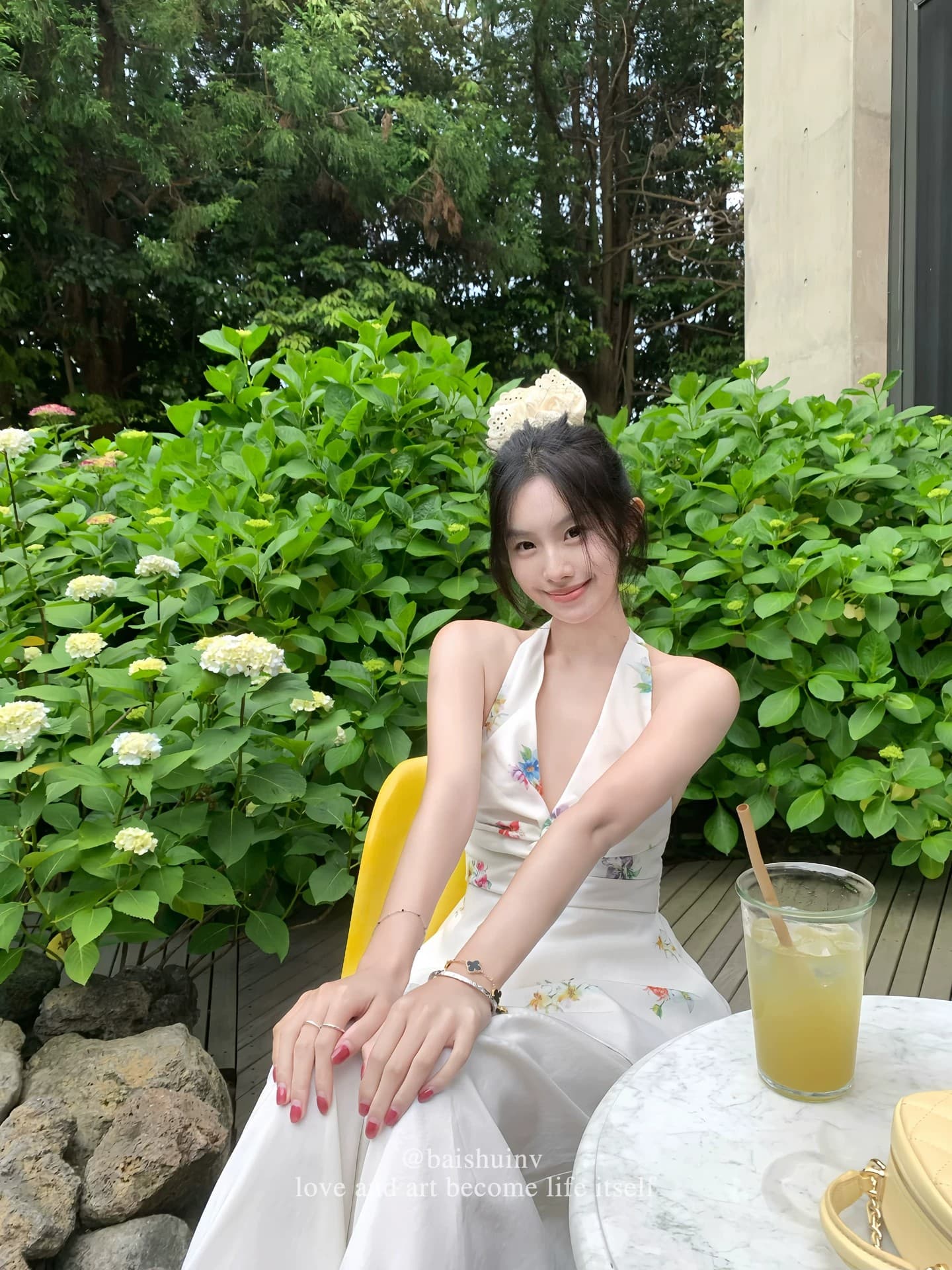 행침 목 백리스 시폰 셔츠 여성 2026 여름 부드러운 품격 휴가 바람 몸매 가꾸기 Chic 맨위 상세 이미지 10