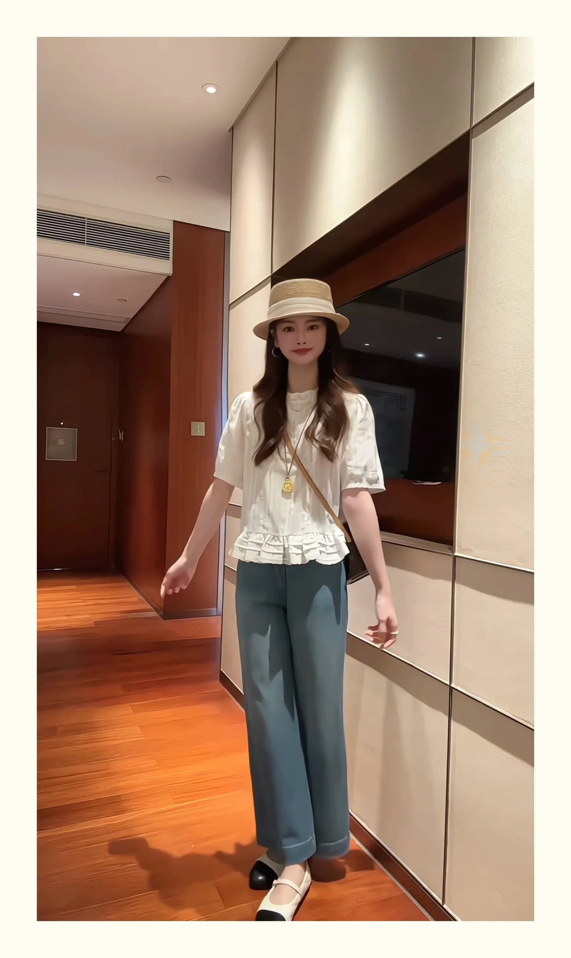 레이스 자카드 자수 셔츠 2026 새로운 디자인 센스 연령 감소 작은 셔츠 반팔 얇고 가벼운 슬림해 보이는 작은 키 맨위 상세 이미지 6