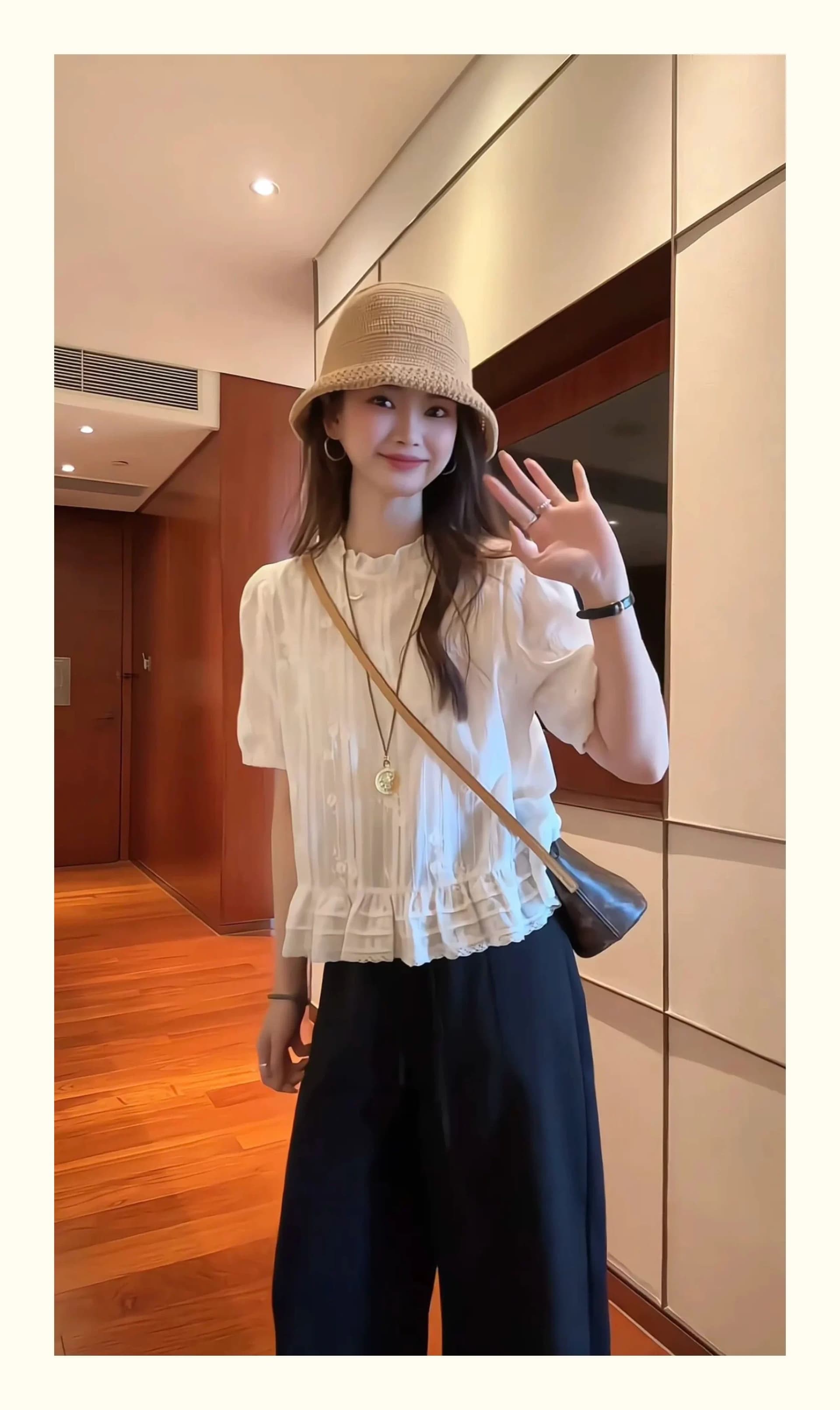 레이스 자카드 자수 셔츠 2026 새로운 디자인 센스 연령 감소 작은 셔츠 반팔 얇고 가벼운 슬림해 보이는 작은 키 맨위 상세 이미지 13