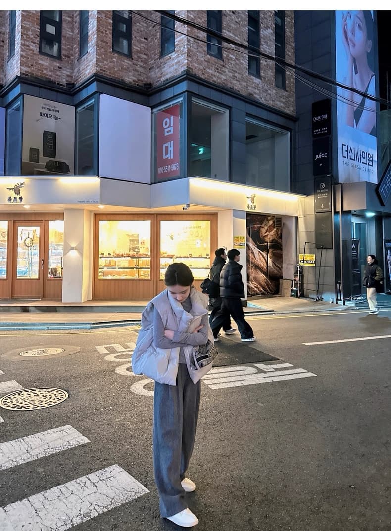 lilylikes 아래 면화 의류 작은 유럽 패키지 새로운 한국 스타일 루즈핏 스탠드 칼라 워싱 고급 빗질된 면 베스트 여성 코트 상세 이미지 36