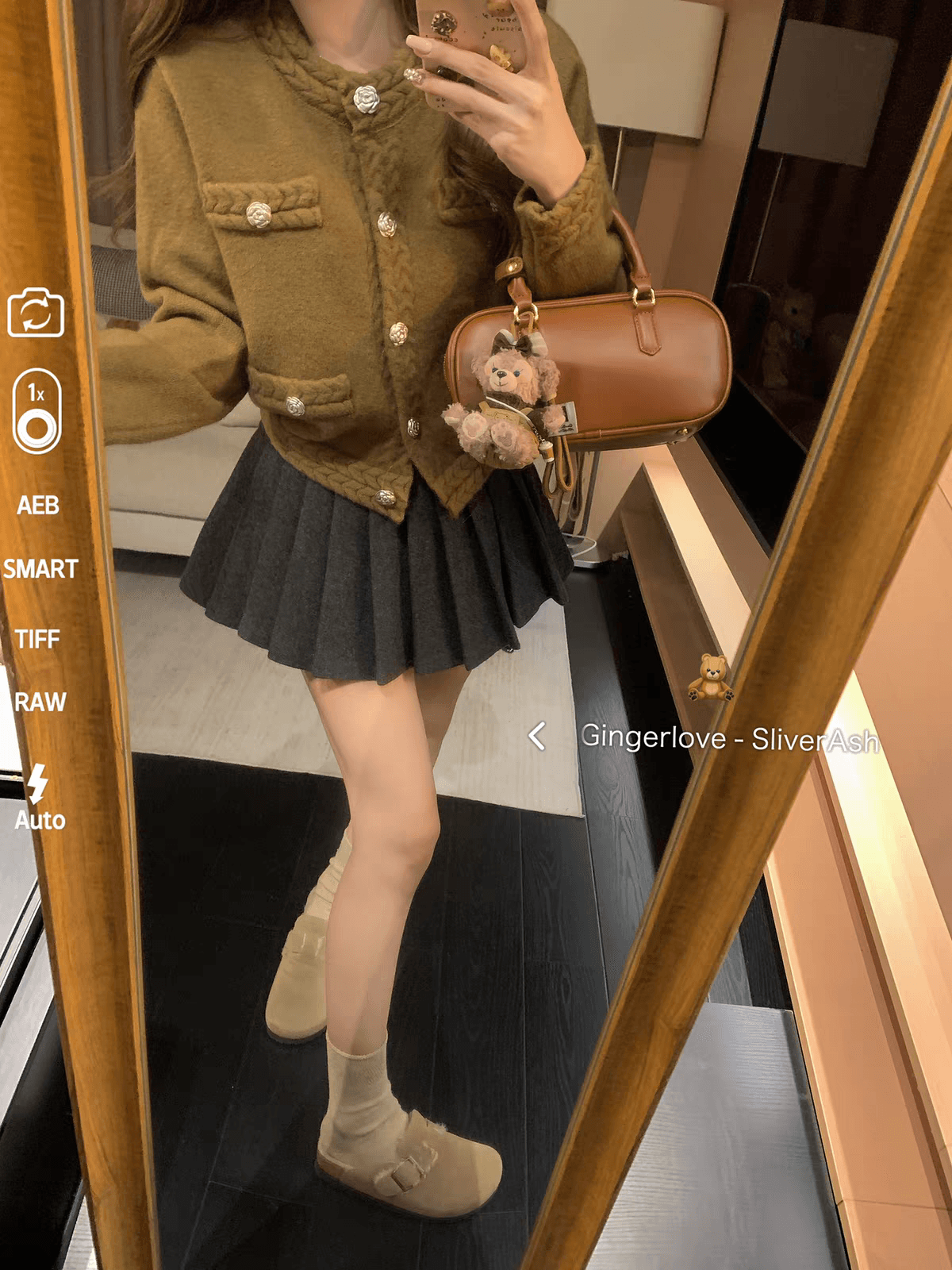 ddxz 저녁 어린이 작은 대중 디자인 센스 단색 라운드 넥 꽈배기 스웨터 코트 쇼트 스타일 작은 샤넬 스타일 단추 니트 오픈 가디건 이미지 3