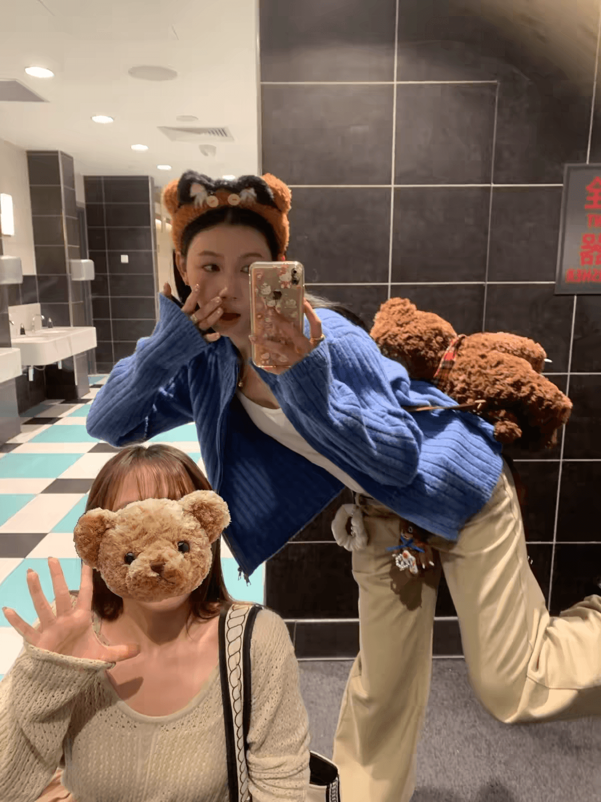 70 아니요 칠십 신년 로브 두꺼운 빨간색 스웨터 오픈 가디건 한 부서 착용 가져 가라. 더블 지퍼 니트 재킷 이미지 4