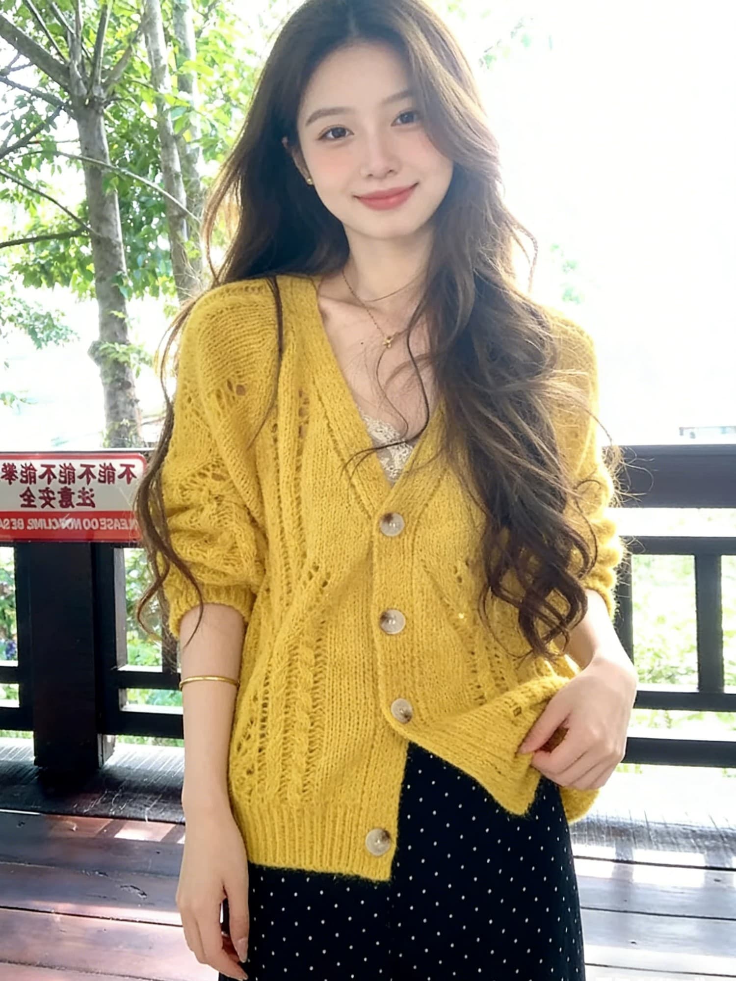 홀로우 아웃 니트 오픈 가디건 여성 조기 봄 여름 새로운 루즈핏 외부 가져 가라. 스웨터 여성 코트 얇은 스타일 다용도 맨위 상세 이미지 4