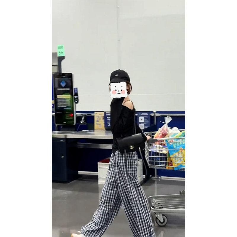 한 부서 미니멀리즘 바람 착용 가져 가라. 인기 전체 집합 다용도 슬림해 보이는 비스듬한 어깨 긴팔 태양 보호 셔츠 캐주얼 바지 투피스 세트 상세 이미지 12