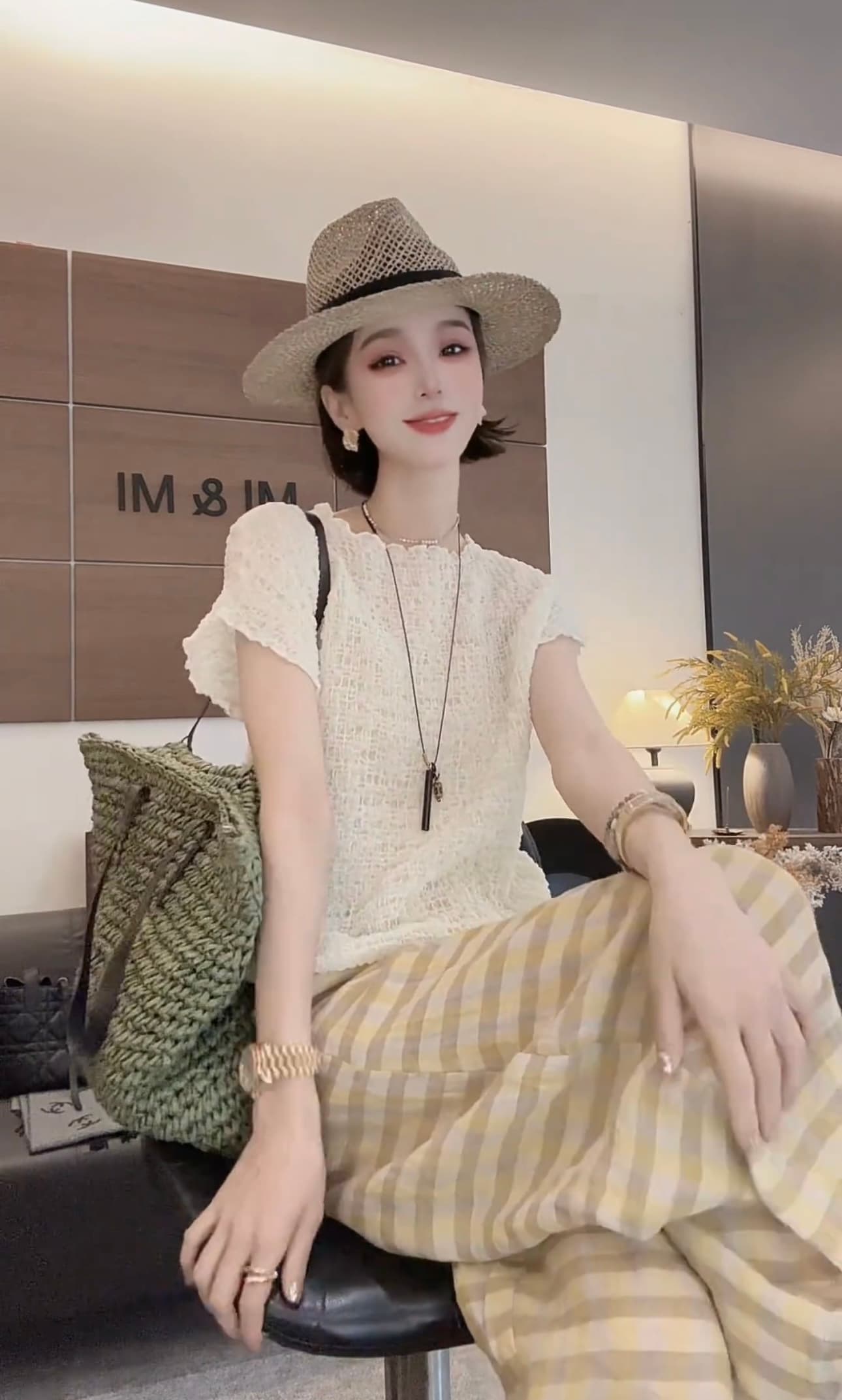 shaweleven 미니멀리즘 주름 여름 새로운 질감 센스 다용도 반팔 티셔츠 여성 의류 상세 이미지 2