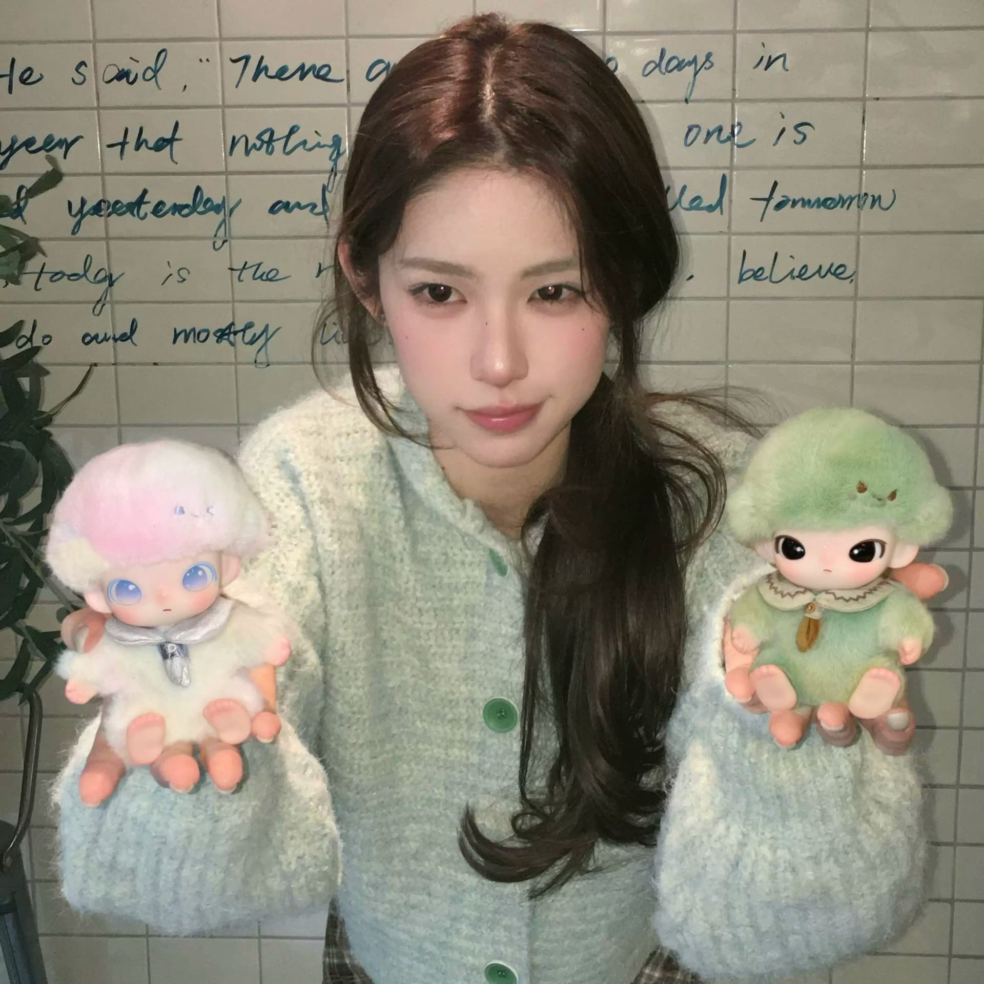 가을 겨울 후드 녹색 스웨터 오픈 가디건 여성 코트 수 있습니다. 외출용 인사이드 가져 가라. 루즈핏 느긋한 바람 슈퍼 잘 생긴 니트 맨위 이미지 6