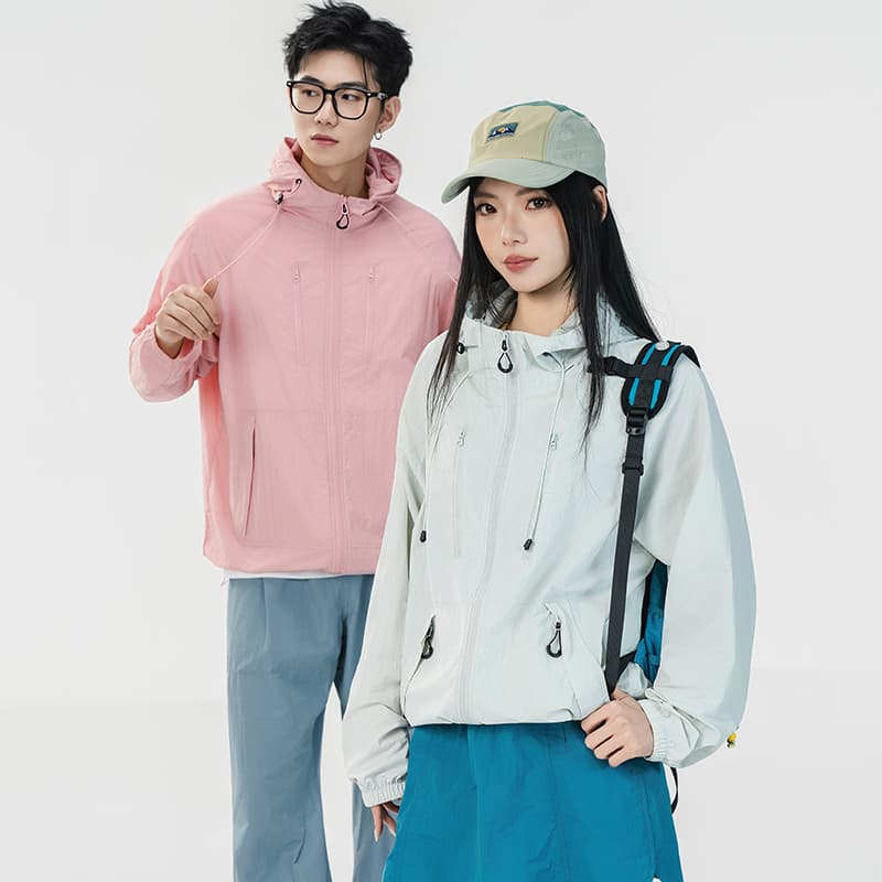 청년 후드 새로운 자외선 차단 의류 커플룩 피부 의류 기타 색상 나일론 얼음 실크 자외선 차단 의류 이미지 2