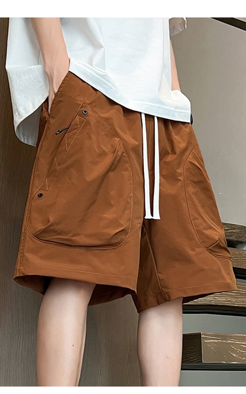 새로운 워크웨어 반바지 남자 루즈핏 커플 조수 브랜드 사탕 색상 반바지 야외 높은 품질 국경 간 반바지 상세 이미지 30