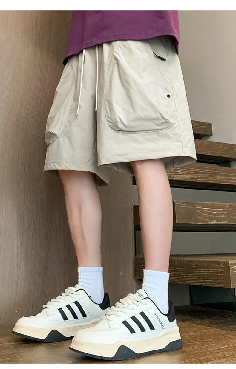 새로운 워크웨어 반바지 남자 루즈핏 커플 조수 브랜드 사탕 색상 반바지 야외 높은 품질 국경 간 반바지 상세 이미지 33