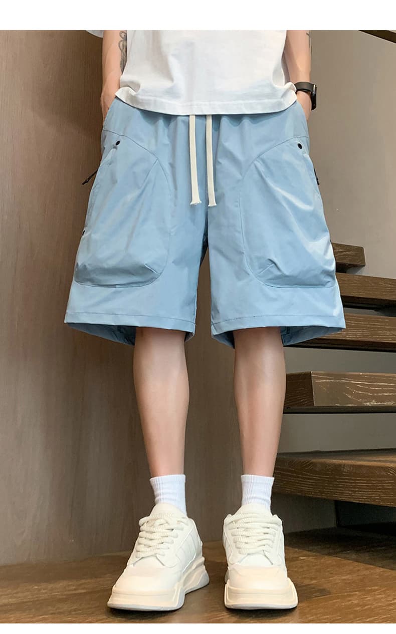 새로운 워크웨어 반바지 남자 루즈핏 커플 조수 브랜드 사탕 색상 반바지 야외 높은 품질 국경 간 반바지 상세 이미지 38
