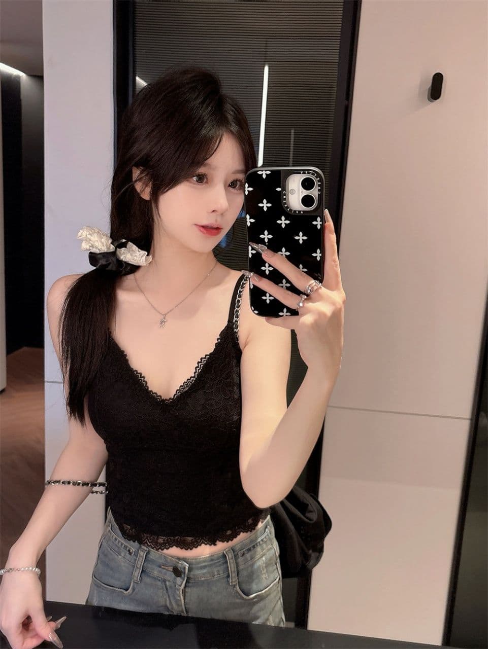레이스 여름 캐미솔 인사이드 가져 가라. 아름다움 뒤로 속옷 브래지어 하나 2026 새로운 화이트 만나는 맨위 상세 이미지 18