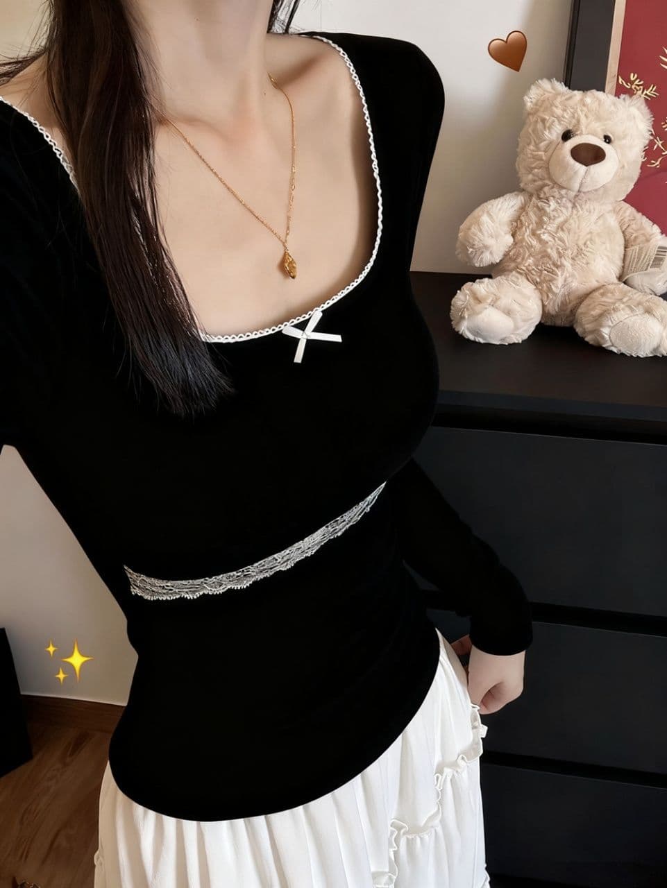 양면 양모 연삭 털 보온 긴팔 맨위 한국 스타일 가을 겨울 레이스 레이스 인사이드 가져 가라. 몸매 가꾸기 기본 셔츠 상세 이미지 16