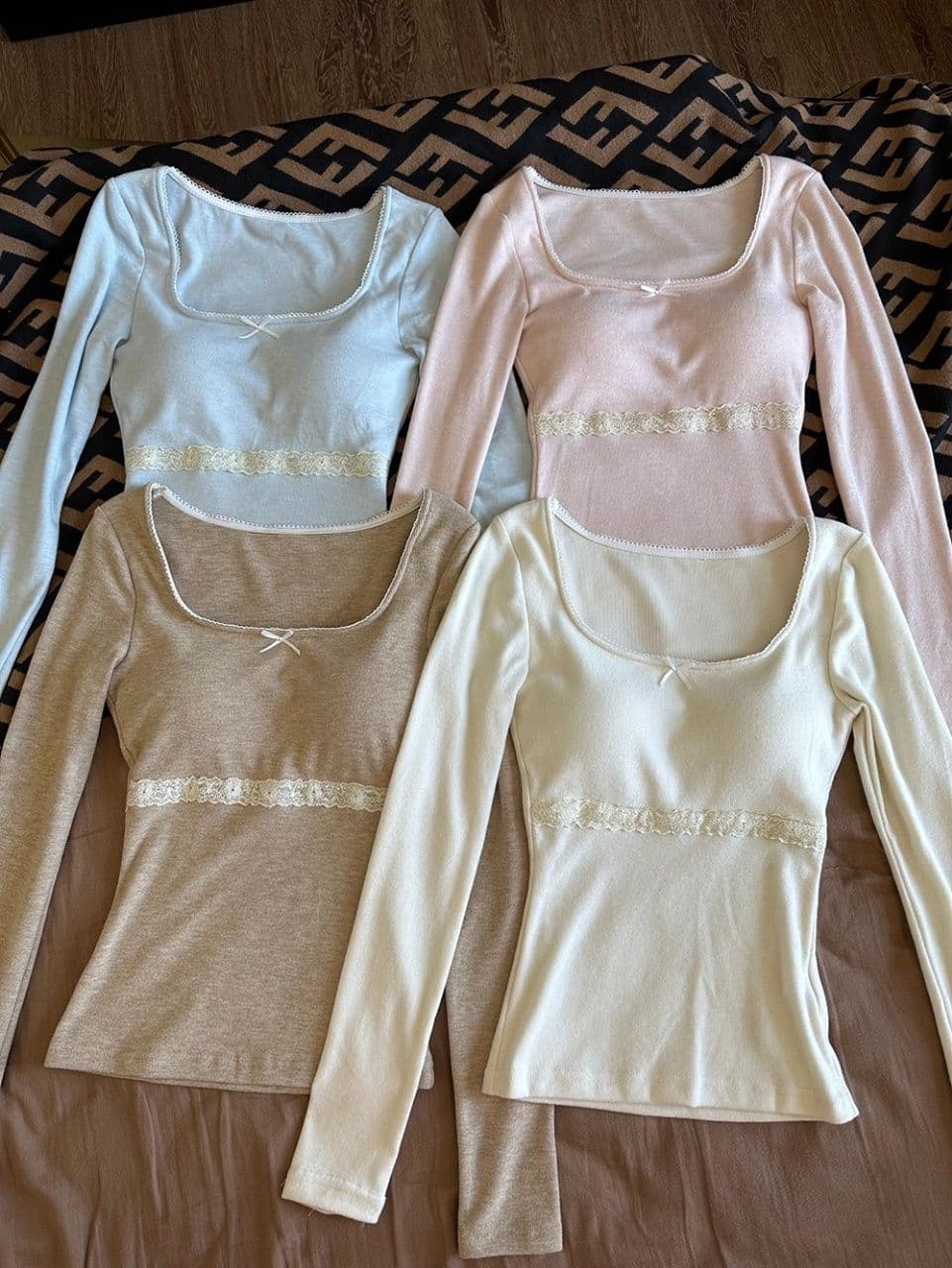 양면 양모 연삭 털 보온 긴팔 맨위 한국 스타일 가을 겨울 레이스 레이스 인사이드 가져 가라. 몸매 가꾸기 기본 셔츠 상세 이미지 17