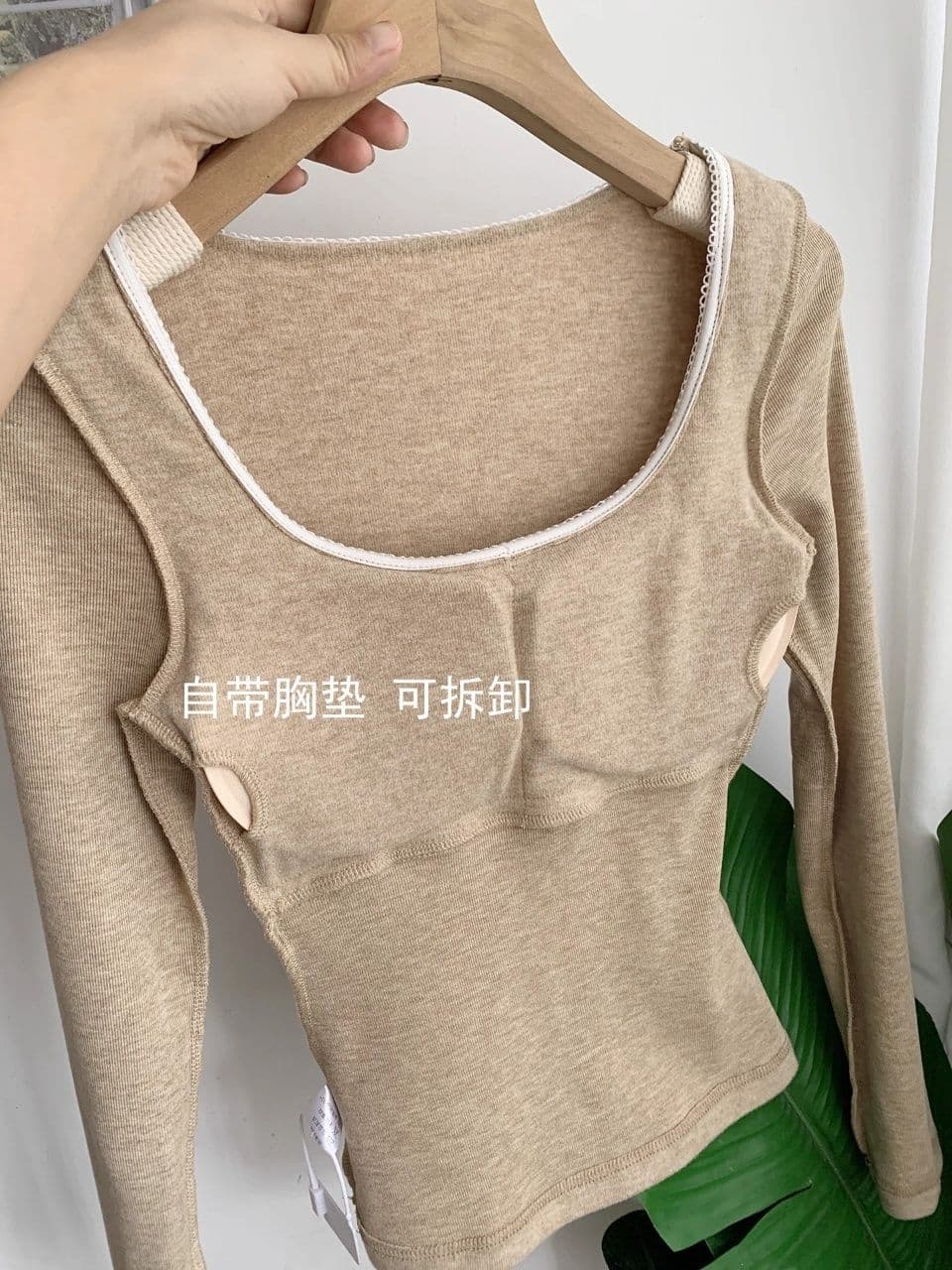 양면 양모 연삭 털 보온 긴팔 맨위 한국 스타일 가을 겨울 레이스 레이스 인사이드 가져 가라. 몸매 가꾸기 기본 셔츠 상세 이미지 25