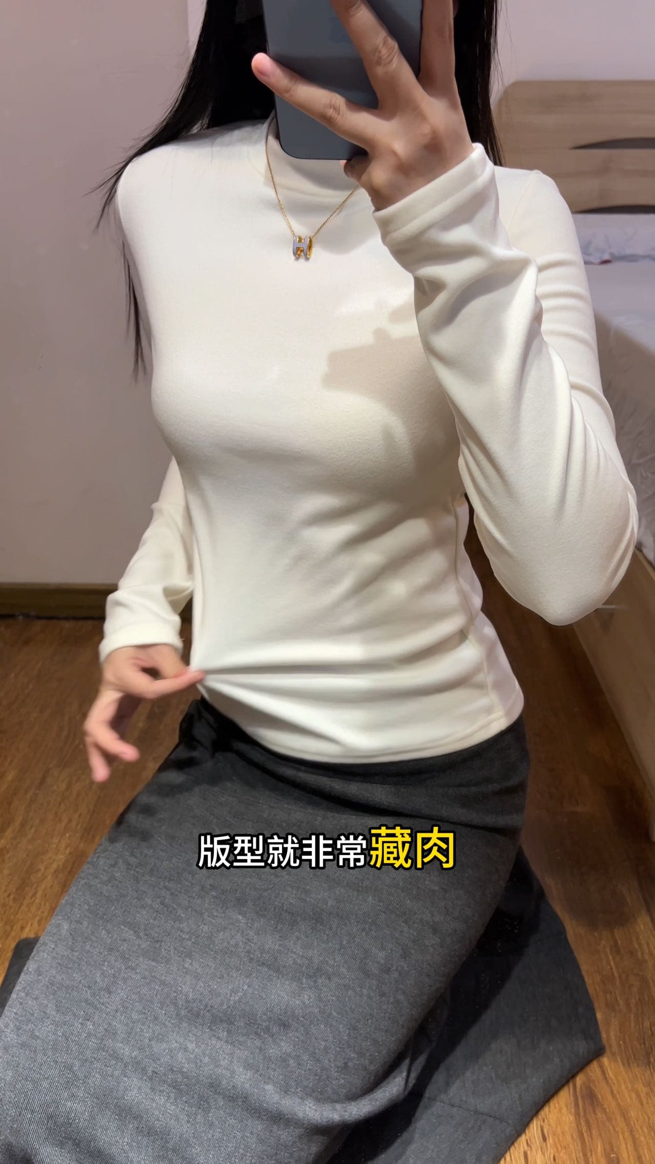 하프 크고 작은 스탠드 칼라 기본 셔츠 여성 가을 겨울 보온 맨위 다용도 인사이드 가져 가라. De 플러시 보온 긴팔 상세 이미지 12