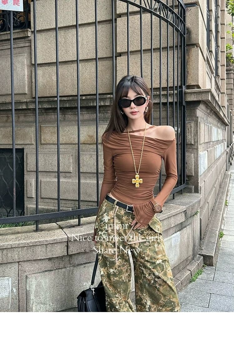 이른 가을 새로운 순수한 욕망 섹시함 투피스 세트 시스루 망사 긴팔 몸매 가꾸기 인사이드 가져 가라. 벨트 가슴 패드 튜브탑 맨위 상세 이미지 18