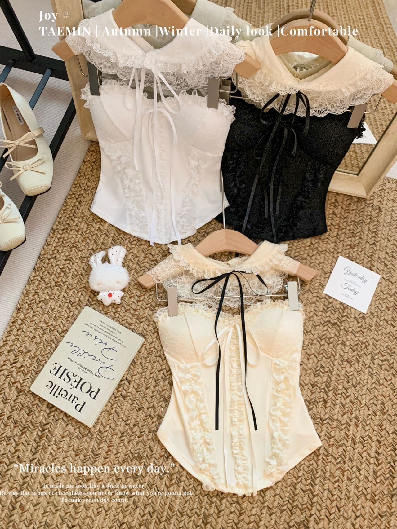 달콤함 프랑스식 순수한 욕망 바람 레이스 행침 목 조끼 여성 벨트 가슴 패드 인사이드 가져 가라. 명문 여성 천 골드 센스 민소매 튜브탑 맨위 상세 이미지 29