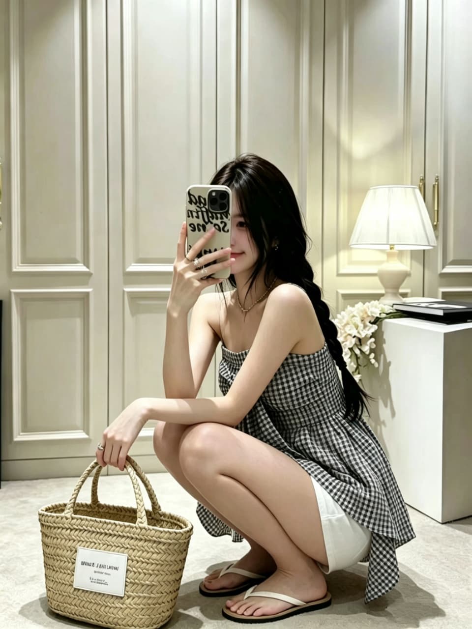 핫걸 나비 매듭 스트라이프 행침 목 튜브탑 조끼 여성 여름 디자인 센스 작은 대중 몸매 가꾸기 슬림해 보이는 외출용 맨위 상세 이미지 13