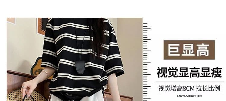 여름 새로운 임산부 바지 얼음 실크 무 바지 외출용 스트레이트 와이드 레그 팬츠 작은 키 9부 바지 하렘 바지 상세 이미지 12