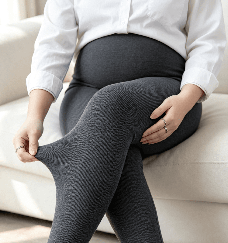 가을 겨울철 빅 사이즈 임산부 레깅스 외출용 떨어지지 않음 파일 지방 mm 복부 지지 아니요 르 배 풋 커버 9 포인트 팬티스타킹 상세 이미지 23