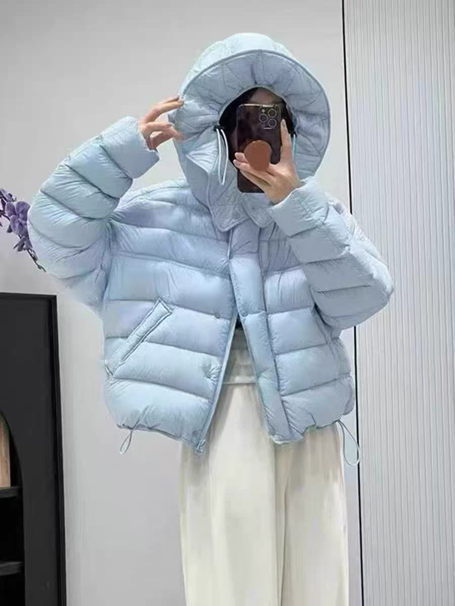 얇고 가벼운 다운 재킷 갈비 살 섹션 2025 새로운 겨울 쇼트 스타일 슈퍼 잘 생긴 올해 인기 폭발 흑연 알켄