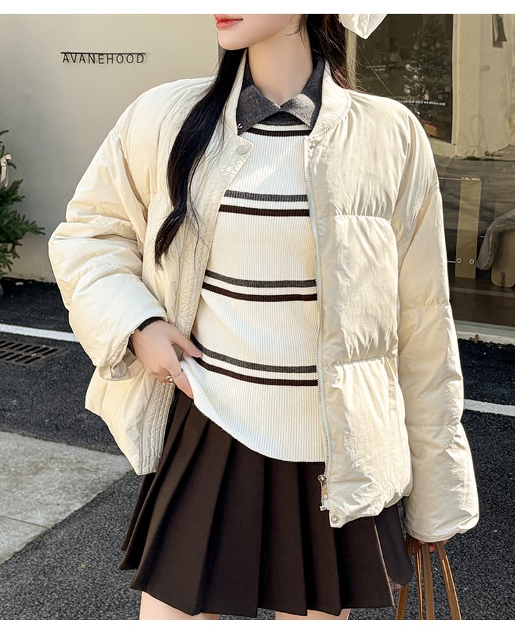 2026 가을 겨울 새로운 스웨터 POLO 칼라 풀오버 스트라이프 니트 스웨터 여성 폴로 칼라 기본 셔츠 인사이드 가져 가라. 외출용 상세 이미지 10