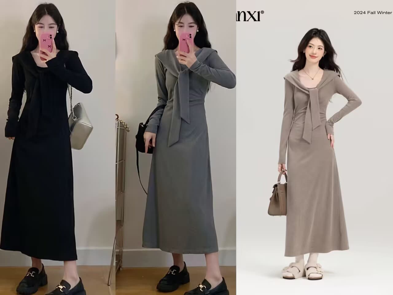 출산 착용 느긋한 페이크 레이어드 레이스업 숄 임산부 드레스 디자인 센스 인사이드 가져 가라. 니트 모유 수유 용 치마