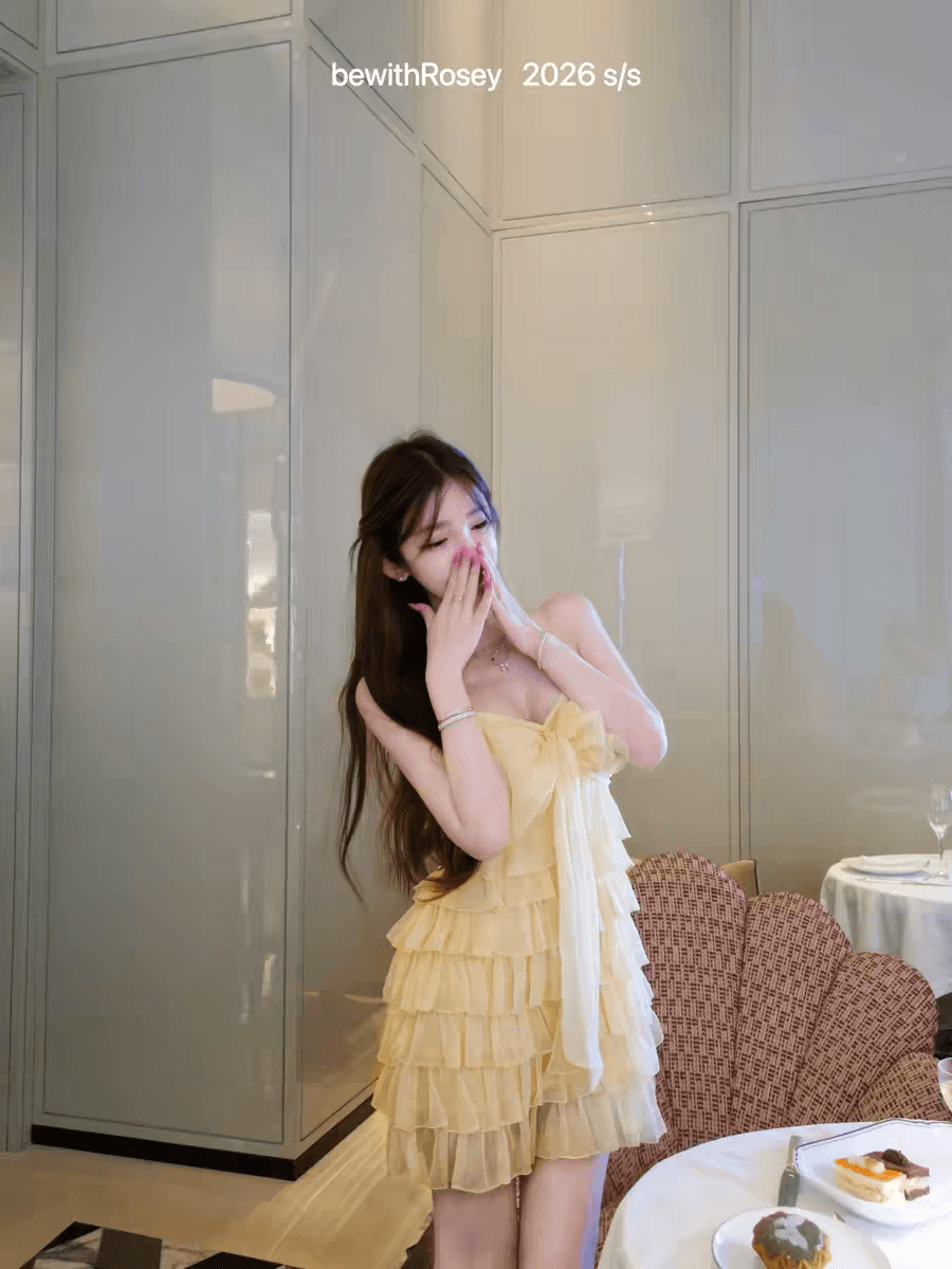 4 23 20 00 bewithrosey 고대 조기 보여주기 필드 케이크 드레스 상세 이미지 5
