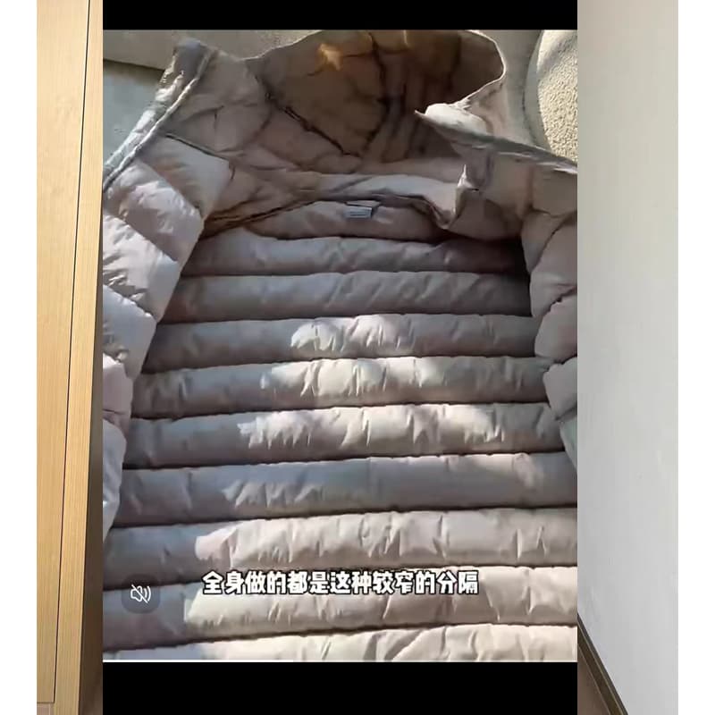 한국 스타일 루즈핏 2026 새로운 다운 재킷 여성 갈비 살 버블 푸 내부 및 외부 같은 재료 거북이 쇼트 스타일 후드 코튼 자켓 이미지 6
