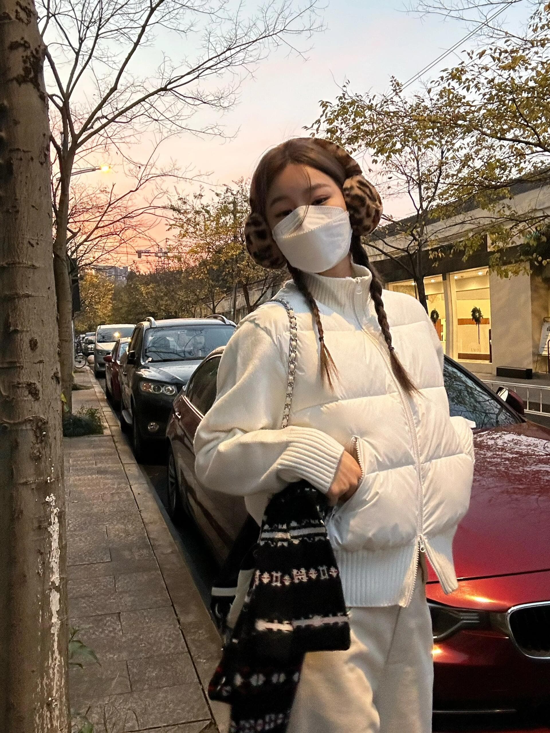 양모 패치워크 2026 가을 겨울 새로운 프랑스식 품격 디자인 센스 작은 대중 쇼트 스타일 화이트 다운 재킷 보온 재킷 상세 이미지 71