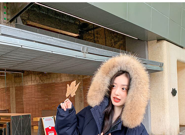 mm 명 모 여성 의류 다운 재킷 여성 짧은 겨울 2026 새로운 작은 키 두꺼운 Parker 워크웨어 두꺼운 면 옷 상세 이미지 16