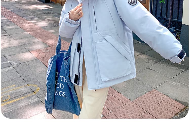 mm 명 모 여성 의류 다운 재킷 여성 짧은 겨울 2026 새로운 작은 키 두꺼운 Parker 워크웨어 두꺼운 면 옷 상세 이미지 22