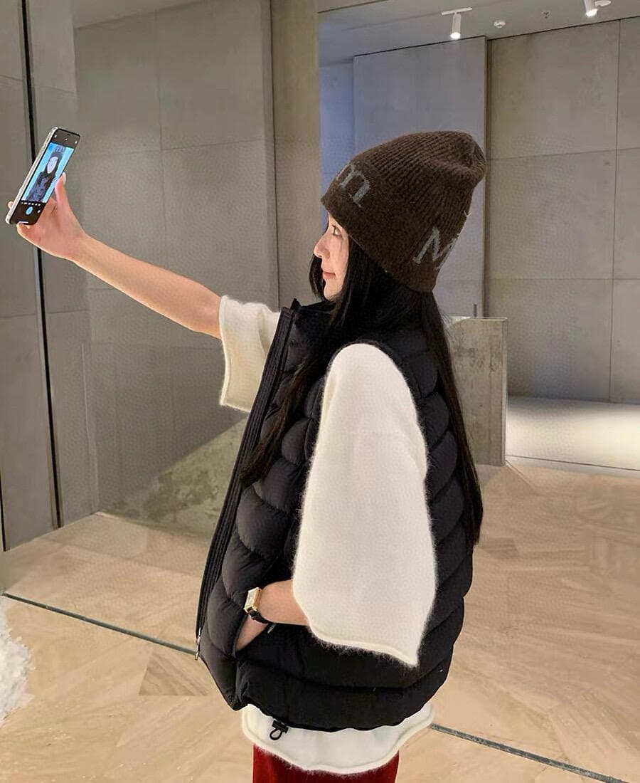 갈비 살 얇고 가벼운 다운 코튼 베스트 여자 2026 년 새로운 외출용 스탠드 칼라 두꺼운 보온 인기 폭발 솜 조끼 상세 이미지 20