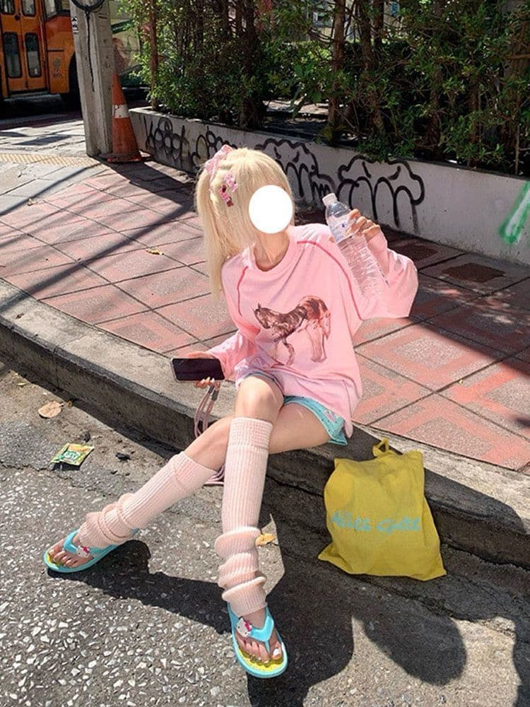 아메리칸 고급 센스 핫걸 도트 무늬 3 점 바지 여성 작은 키 여름 캐주얼 운동 외출용 핫 바지 한 마디 반바지 상세 이미지 7