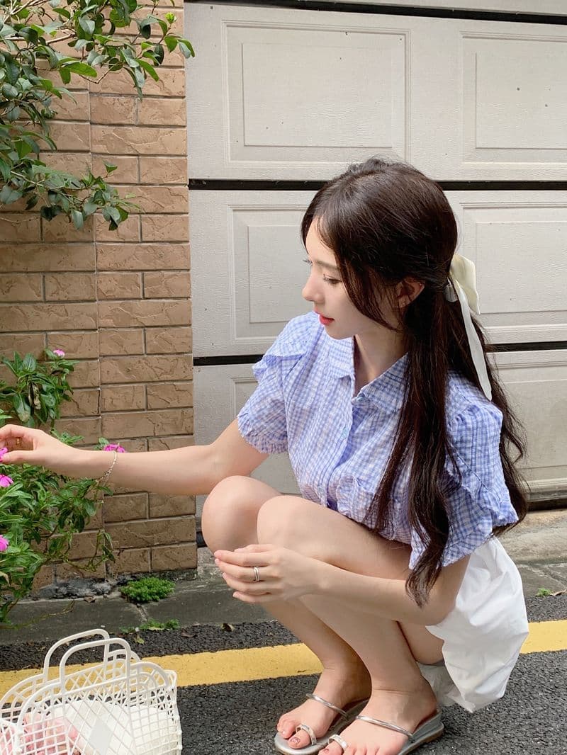 달콤함 연령 감소 프랑스식 Chic 프릴 Feifei 소매 셔츠 여성 2026 여름 새로운 디자인 센스 작은 대중 맨위 상세 이미지 13