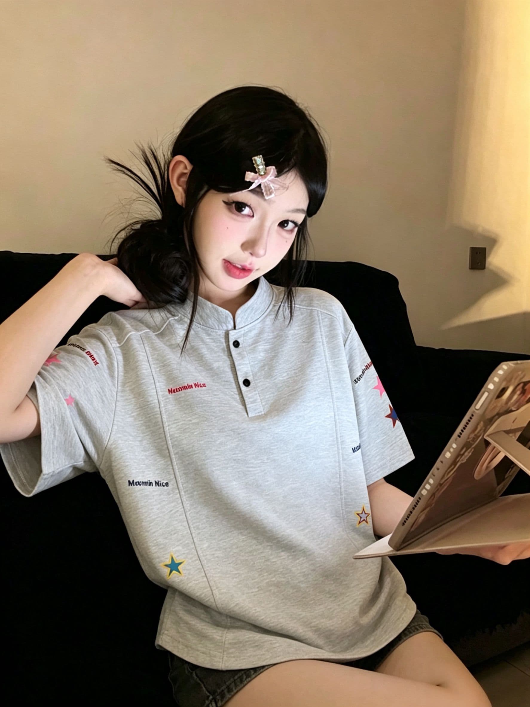 좋은 품질 원본 솜씨 인쇄 지출 개체 같은 단락 50 면 45 폴리 에스터 5 암모니아 Lun 반팔 티셔츠 상세 이미지 4