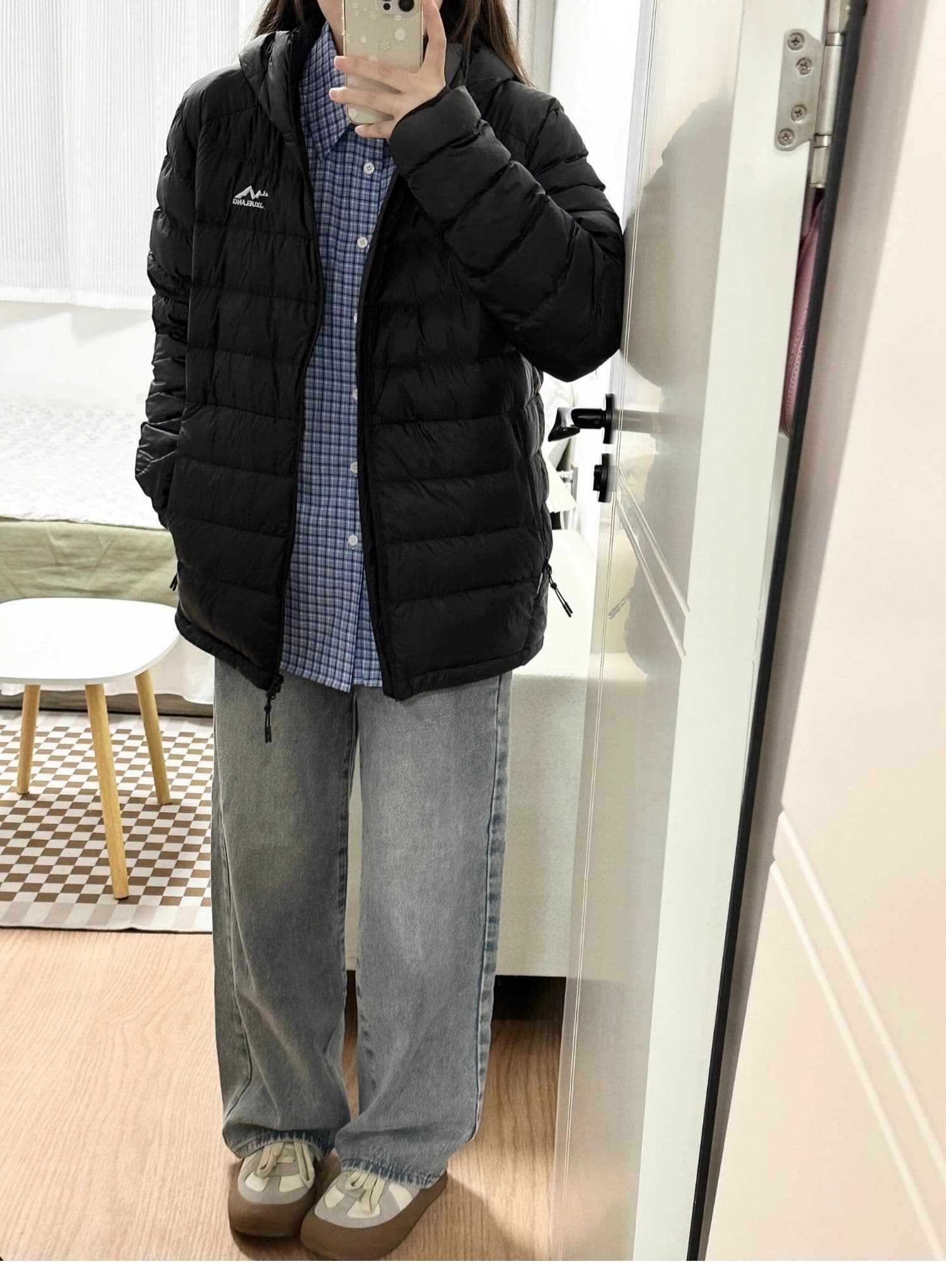 아래 면화 의류 여성 겨울 2026 새로운 얇고 가벼운 후드 작은 목화 진딧물 한국 스타일 루즈핏 패션 보온 면 옷 재킷 상세 이미지 19