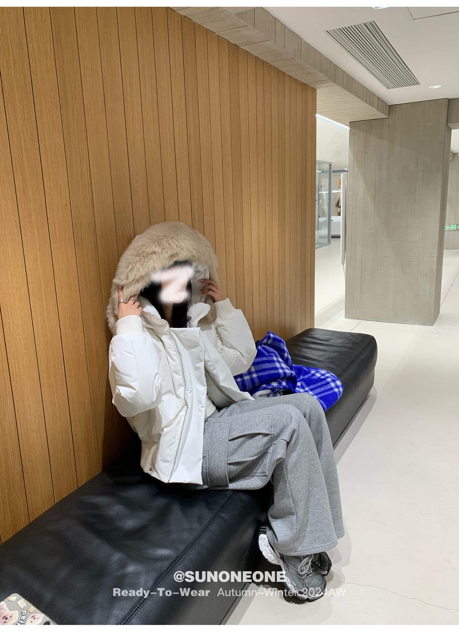 블루스 순간 여우 모피 칼라 쇼트 스타일 자이언트 잘 생긴 다운 재킷 여성 머저리 작은 키 재킷 새로운 코튼 자켓 상세 이미지 16