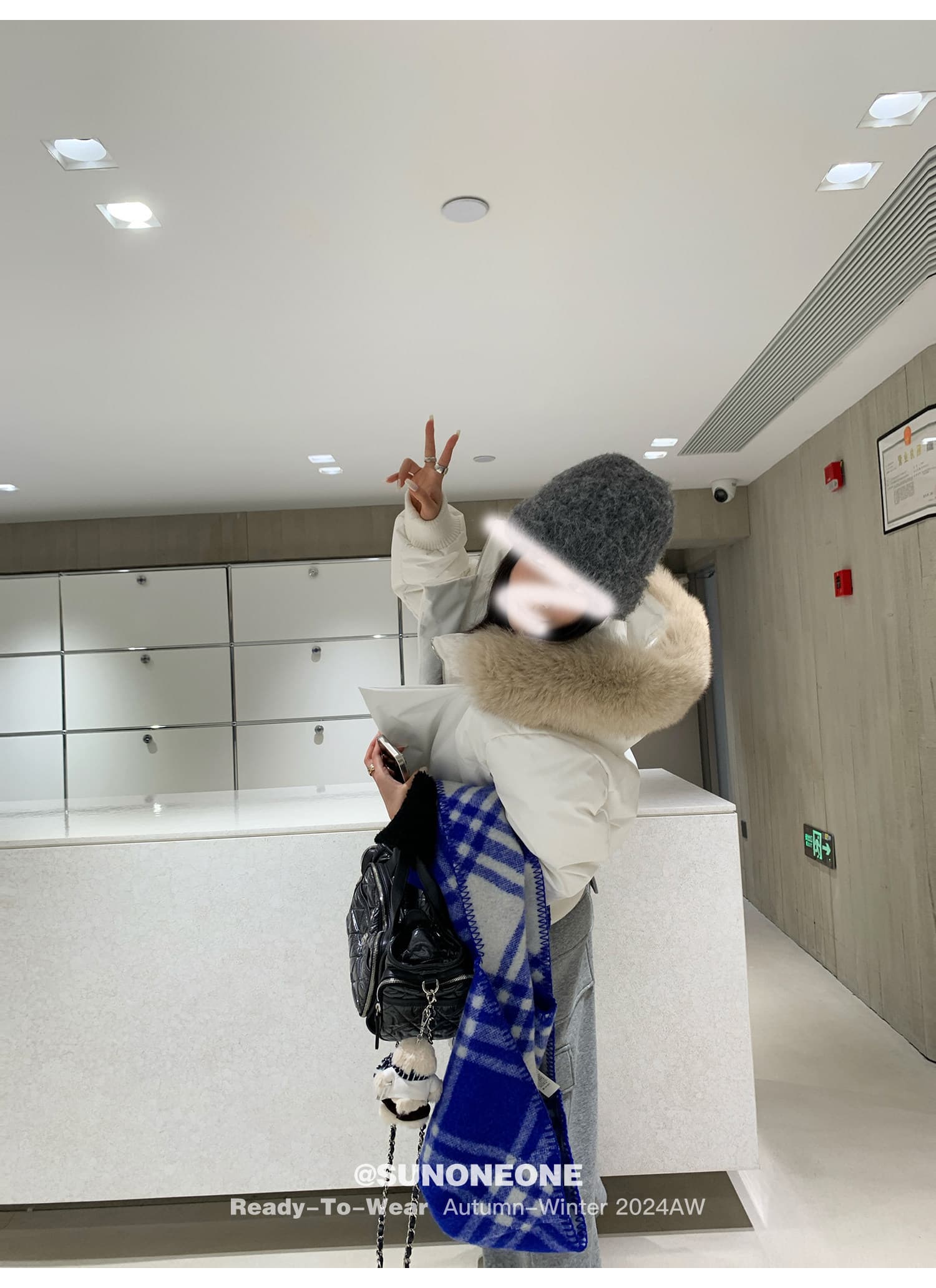 블루스 순간 여우 모피 칼라 쇼트 스타일 자이언트 잘 생긴 다운 재킷 여성 머저리 작은 키 재킷 새로운 코튼 자켓 상세 이미지 21