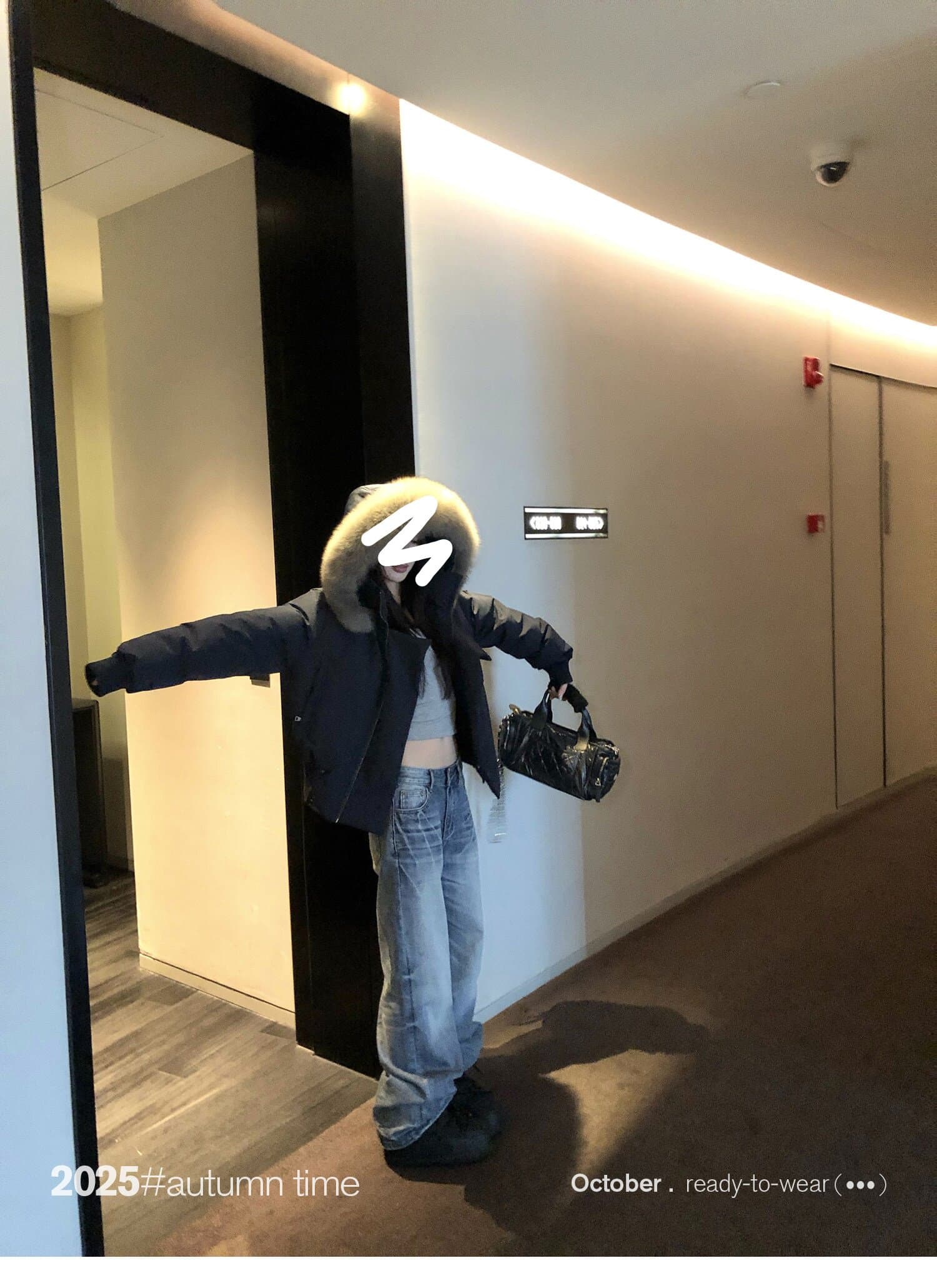 블루스 순간 여우 모피 칼라 쇼트 스타일 자이언트 잘 생긴 다운 재킷 여성 머저리 작은 키 재킷 새로운 코튼 자켓 상세 이미지 28