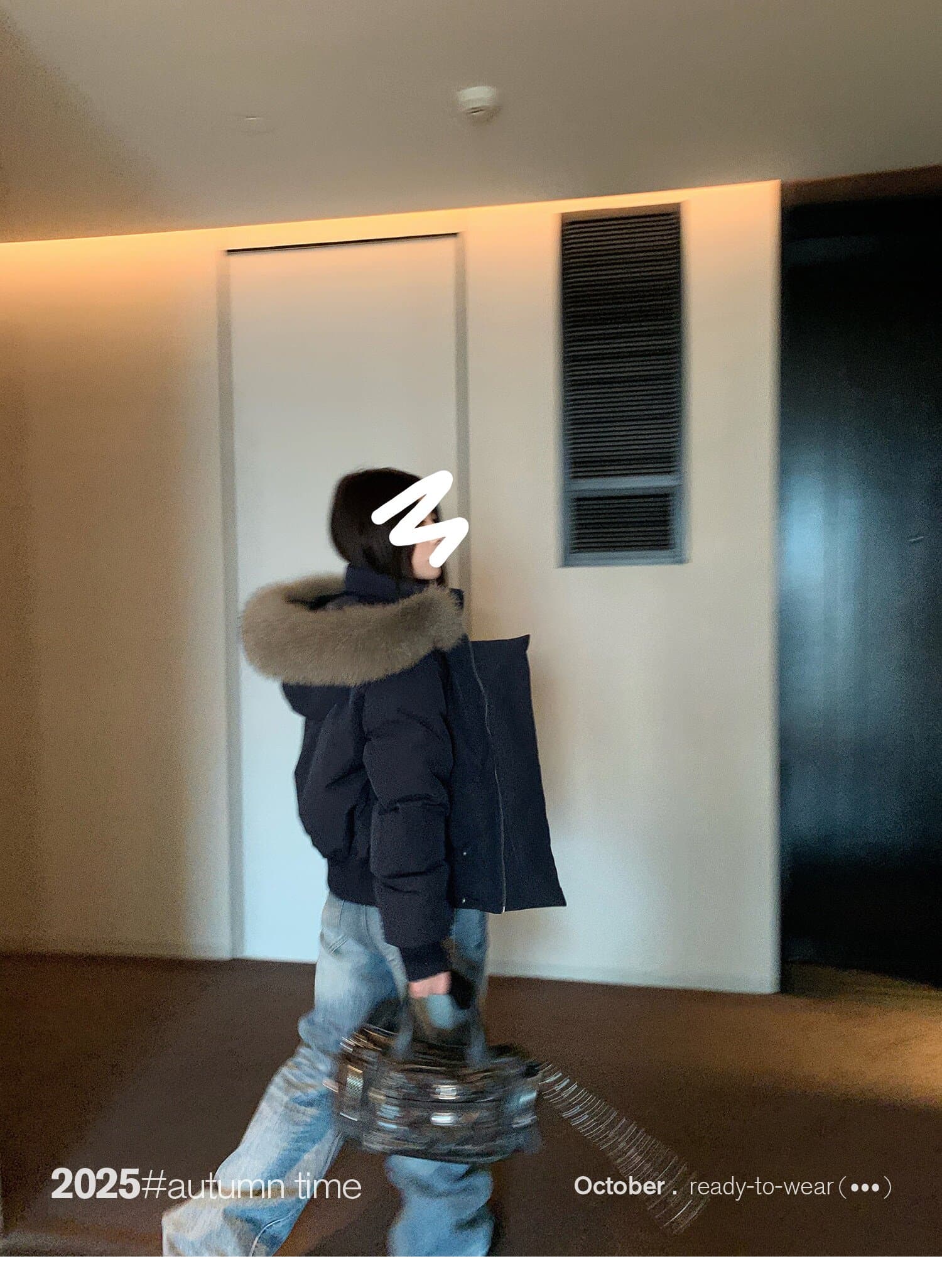 블루스 순간 여우 모피 칼라 쇼트 스타일 자이언트 잘 생긴 다운 재킷 여성 머저리 작은 키 재킷 새로운 코튼 자켓 상세 이미지 34